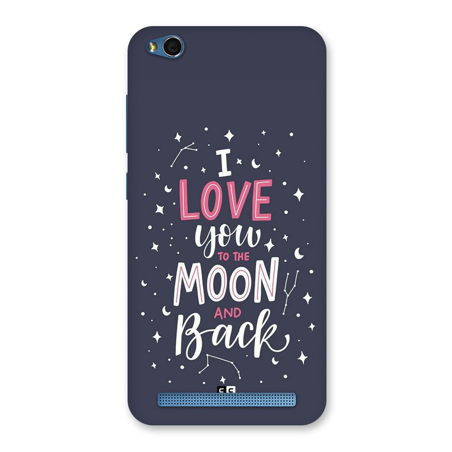 Love To The Moon Back Case for Redmi 5A