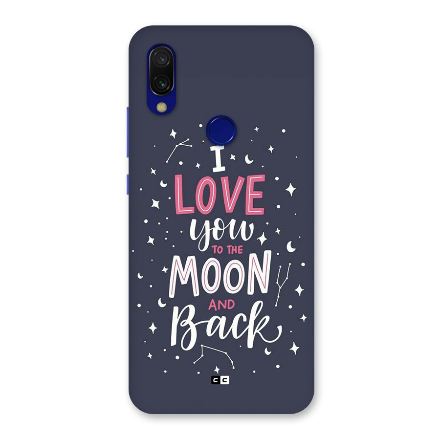 Love To The Moon Back Case for Redmi 7