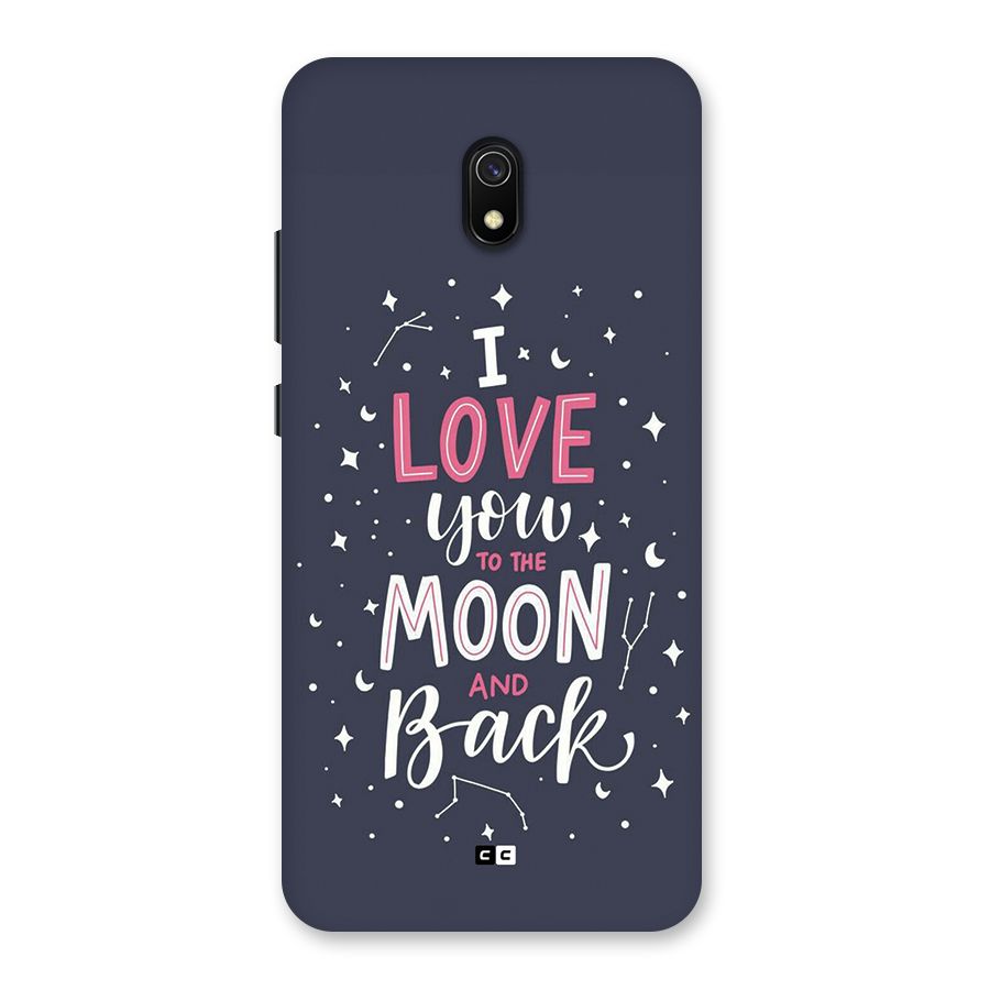 Love To The Moon Back Case for Redmi 8A