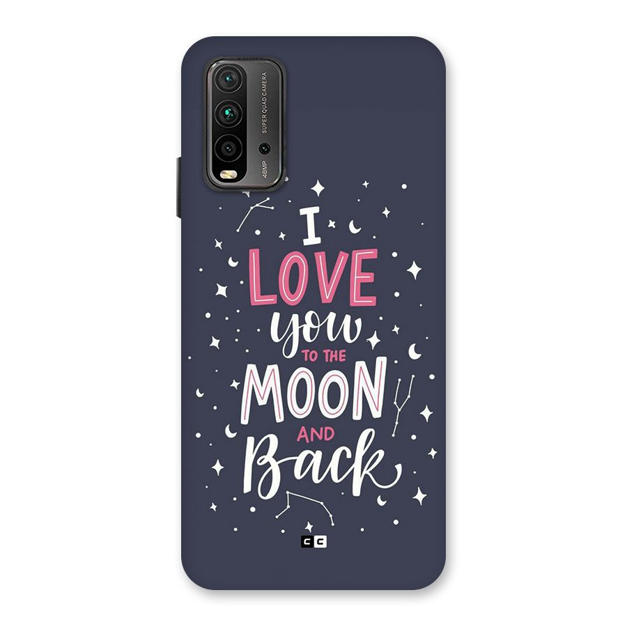 Love To The Moon Back Case for Redmi 9 Power