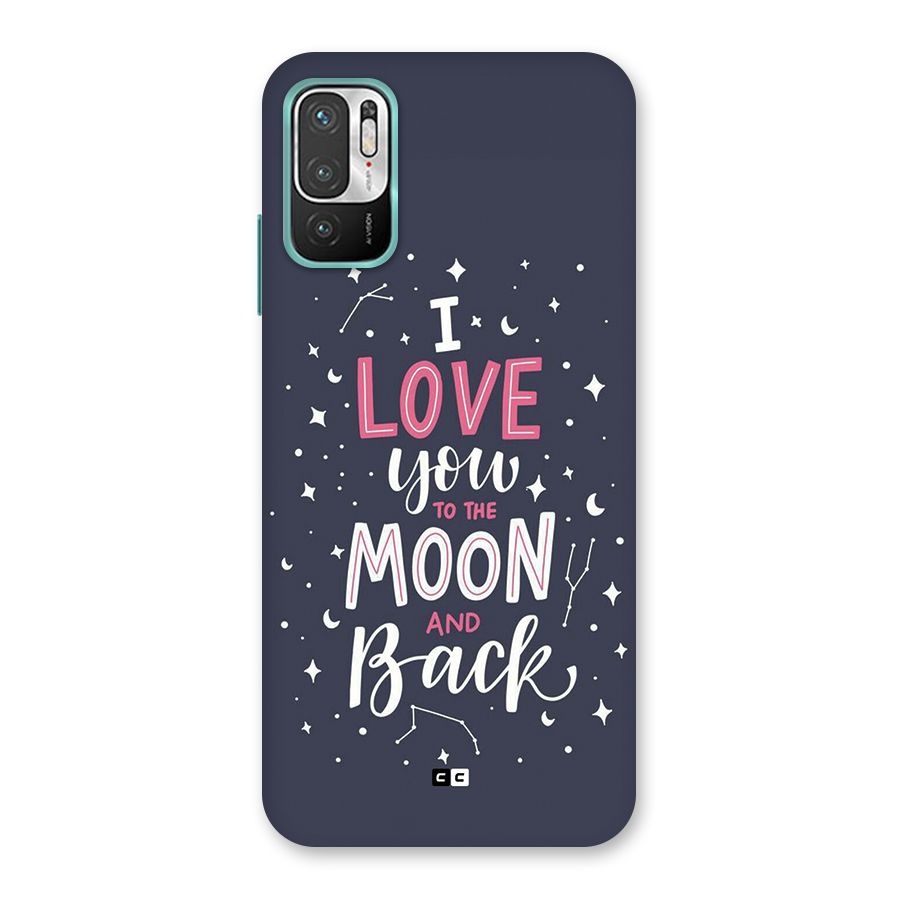 Love To The Moon Back Case for Redmi Note 10T 5G