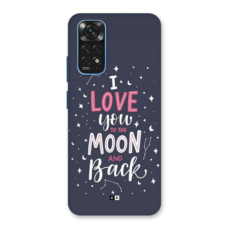 Love To The Moon Back Case for Redmi Note 11S