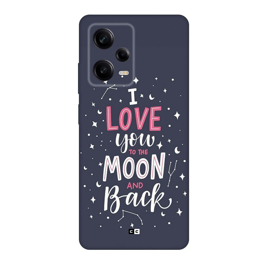 Love To The Moon Back Case for Redmi Note 12 Pro