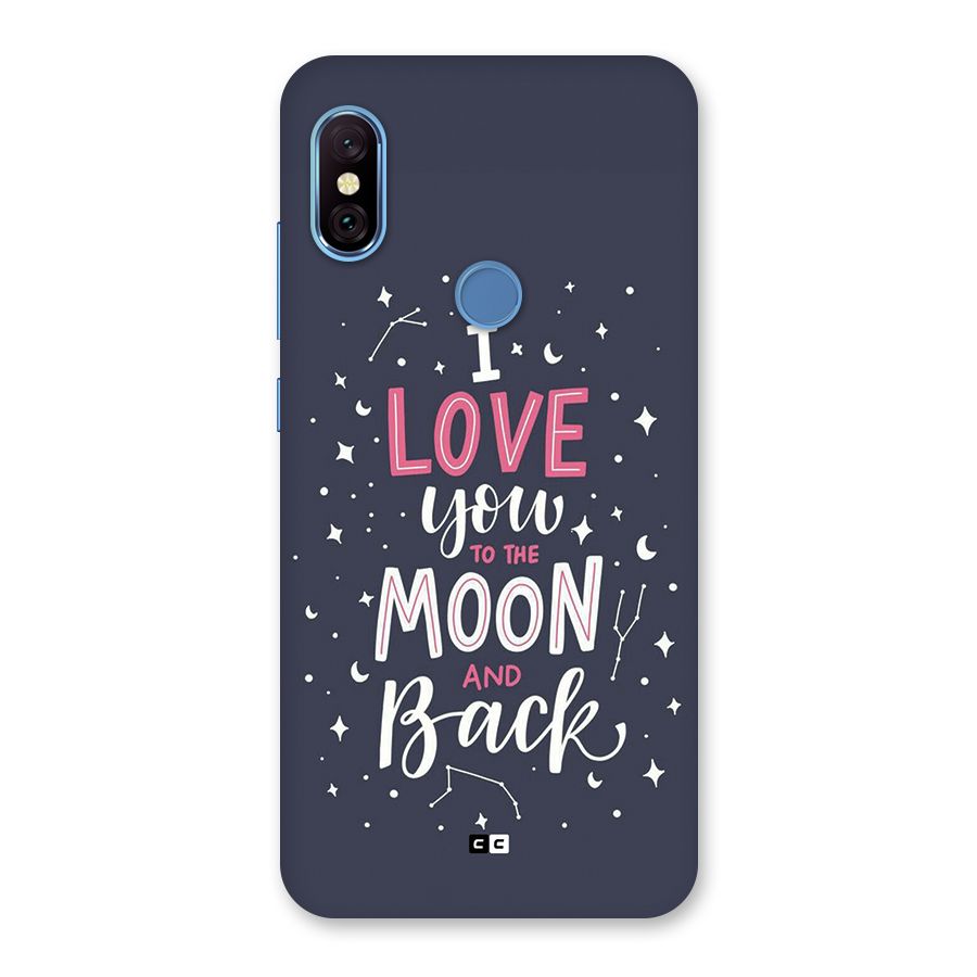 Love To The Moon Back Case for Redmi Note 6 Pro