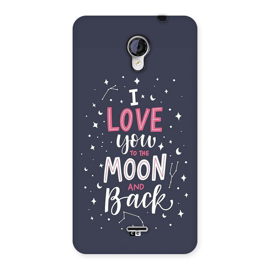 Love To The Moon Back Case for Unite 2 A106