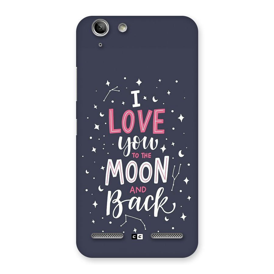 Love To The Moon Back Case for Vibe K5