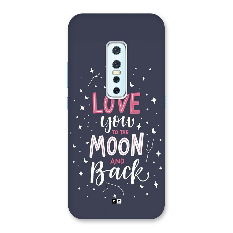Love To The Moon Back Case for Vivo V17 Pro