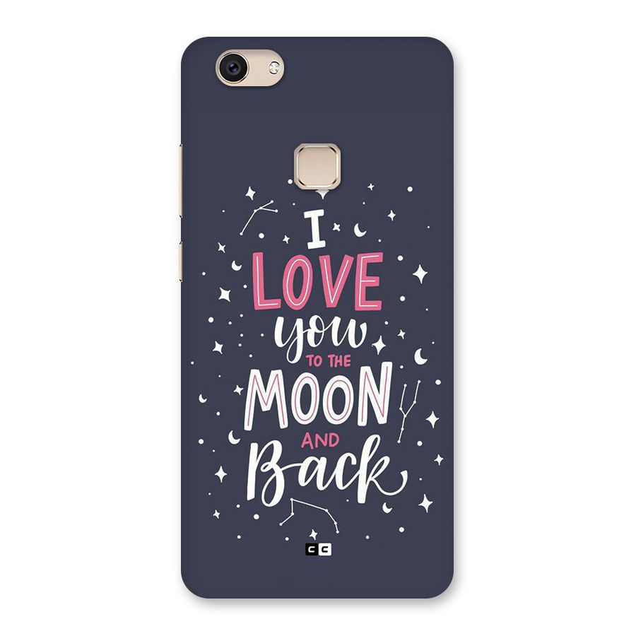 Love To The Moon Back Case for Vivo V7