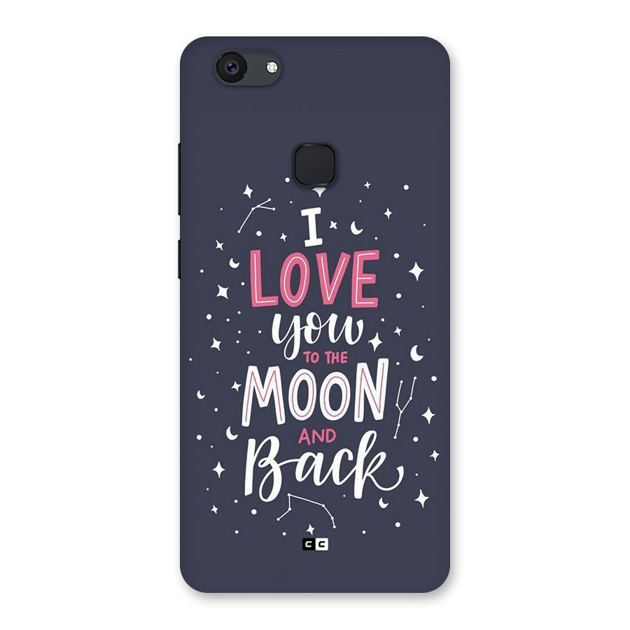 Love To The Moon Back Case for Vivo V7 Plus