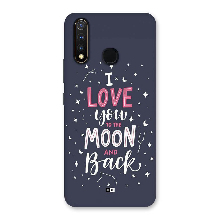 Love To The Moon Back Case for Vivo Y19