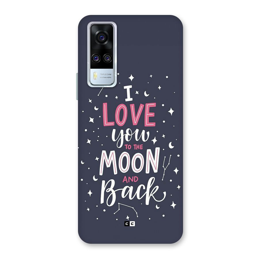 Love To The Moon Back Case for Vivo Y31