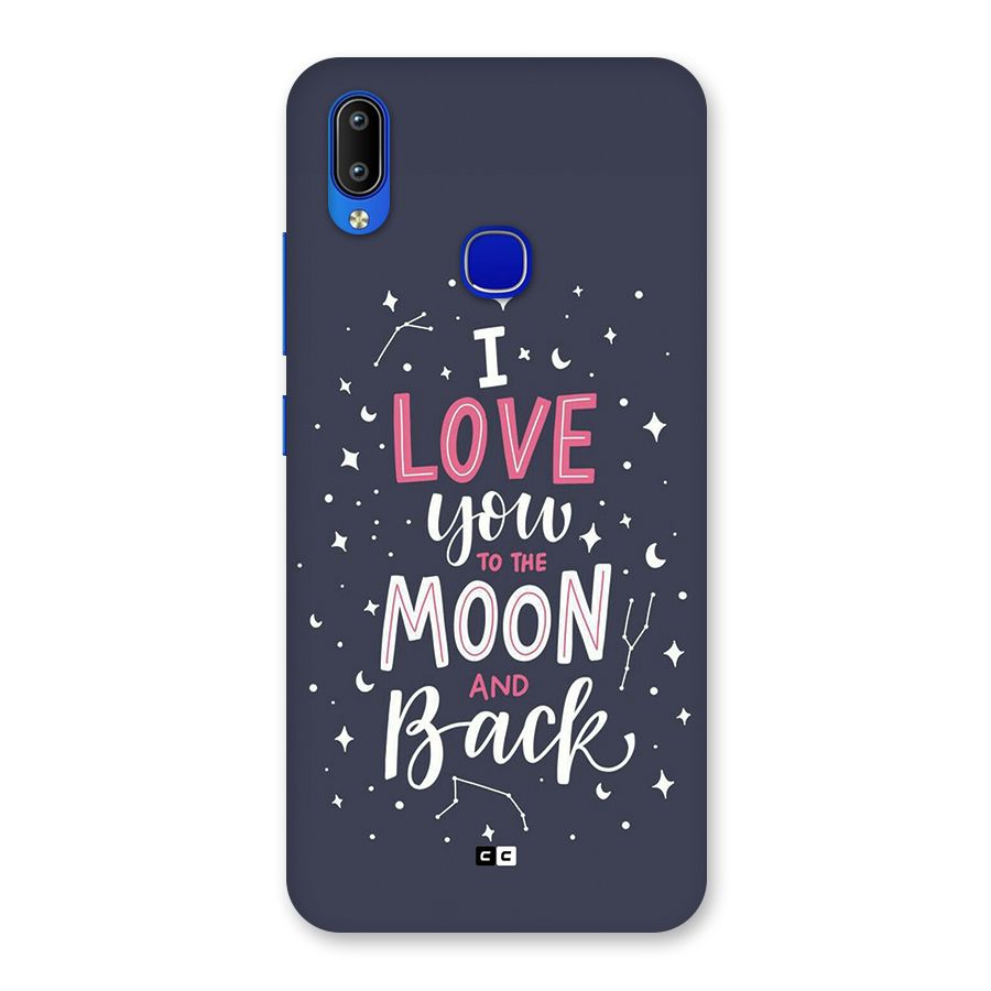 Love To The Moon Back Case for Vivo Y91