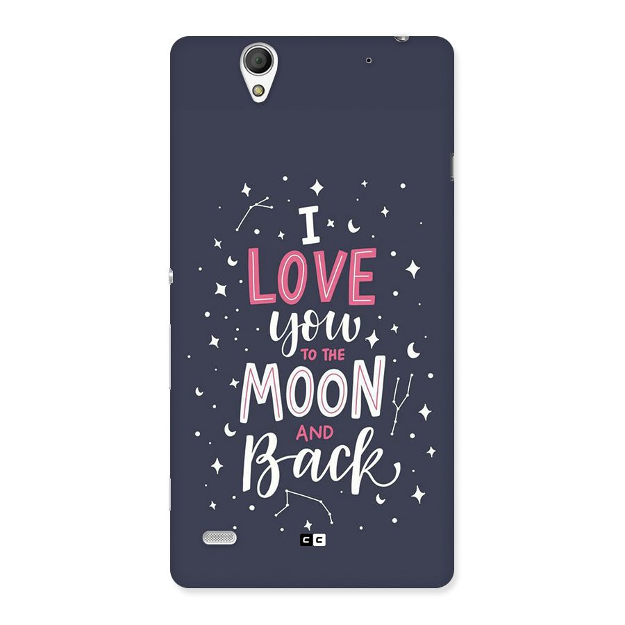Love To The Moon Back Case for Xperia C4