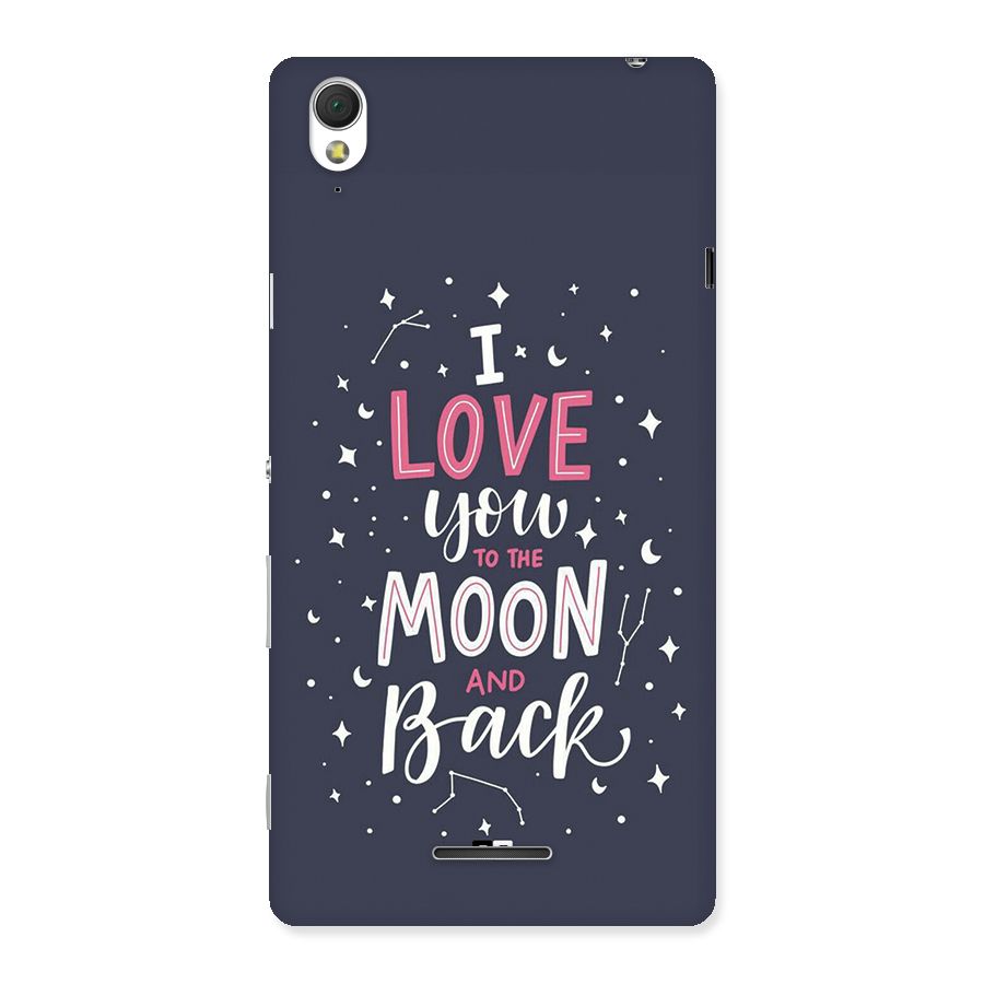Love To The Moon Back Case for Xperia T3