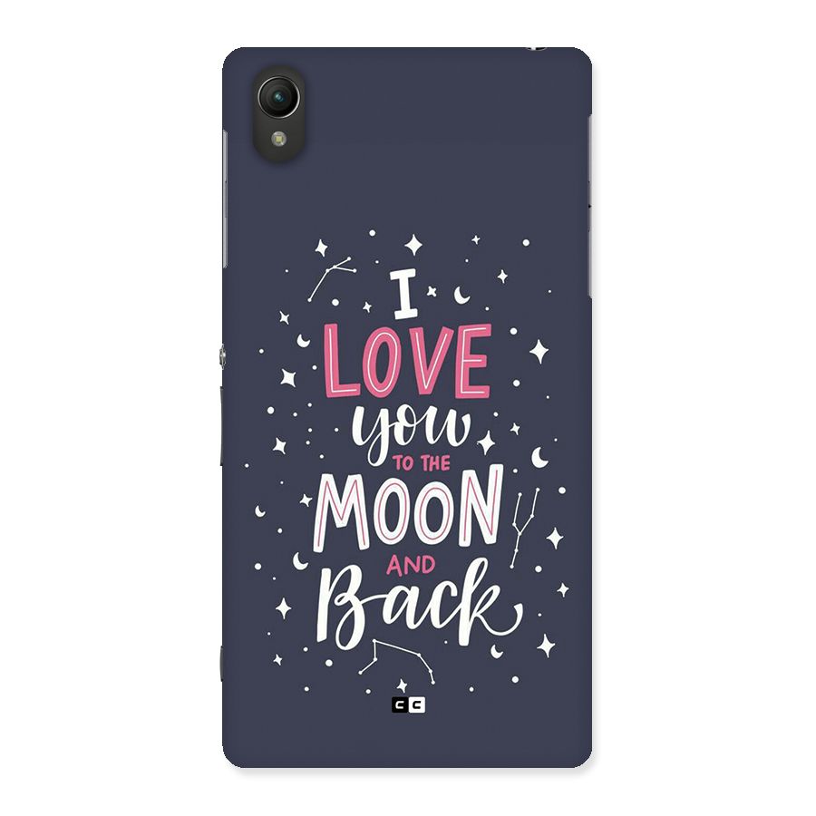 Love To The Moon Back Case for Xperia Z2