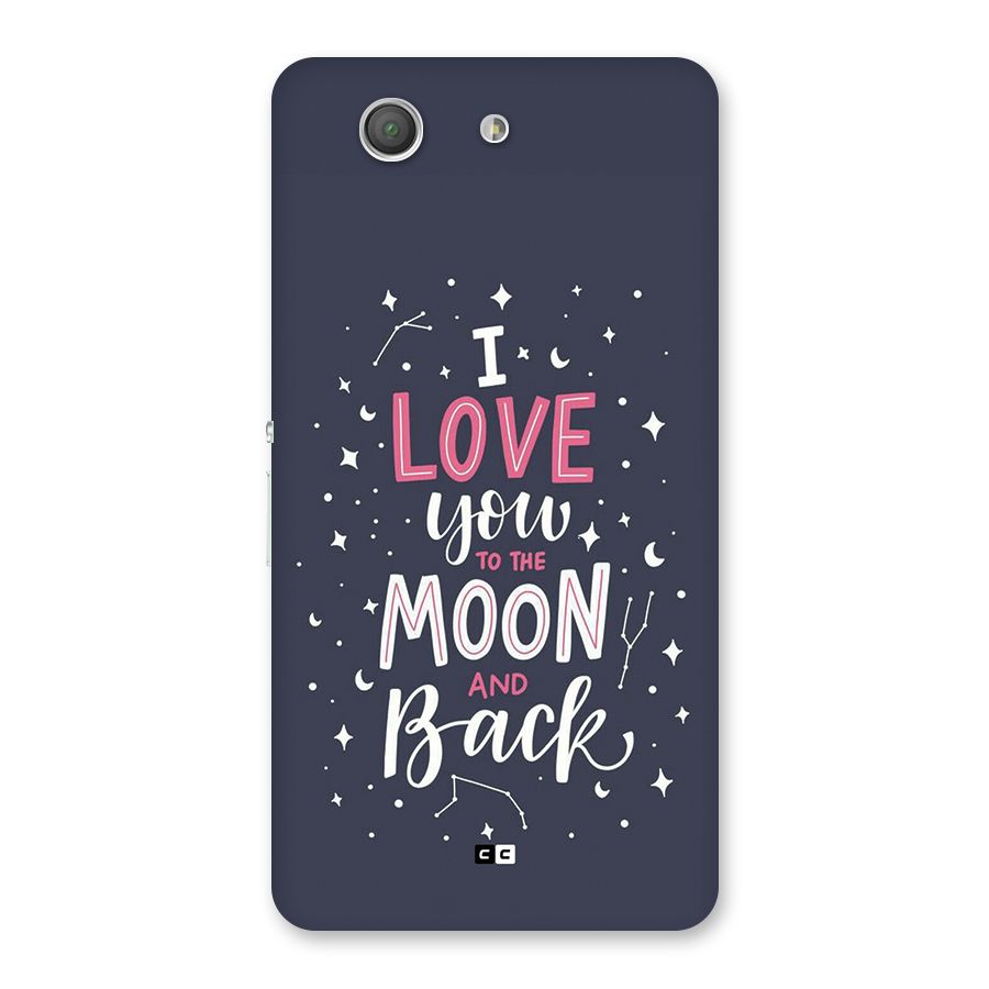 Love To The Moon Back Case for Xperia Z3 Compact