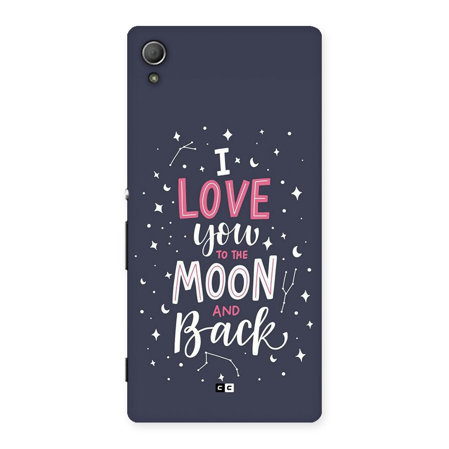 Love To The Moon Back Case for Xperia Z3 Plus