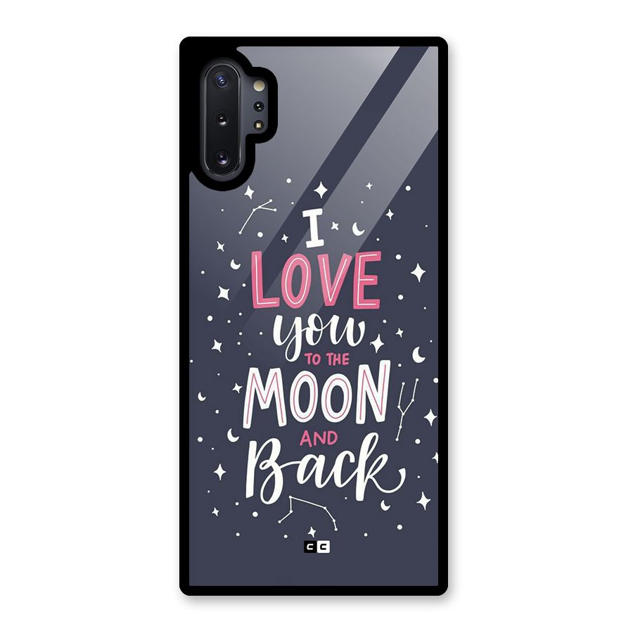 Love To The Moon Glass Back Case for Galaxy Note 10 Plus
