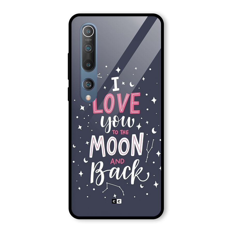 Love To The Moon Glass Back Case for Mi 10