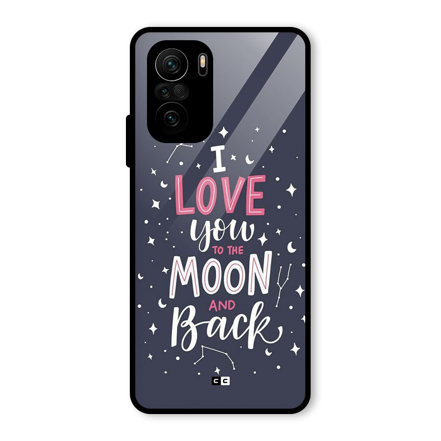 Love To The Moon Glass Back Case for Mi 11X Pro