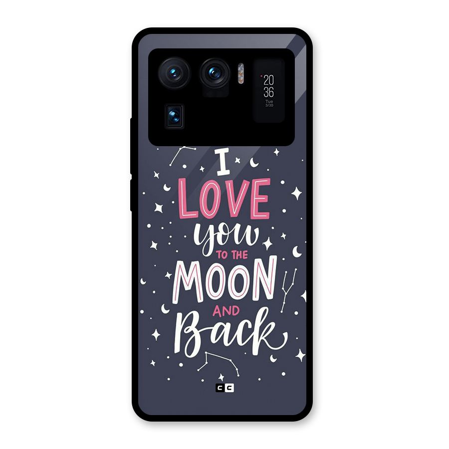 Love To The Moon Glass Back Case for Mi 11 Ultra