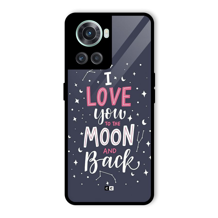 Love To The Moon Glass Back Case for OnePlus 10R