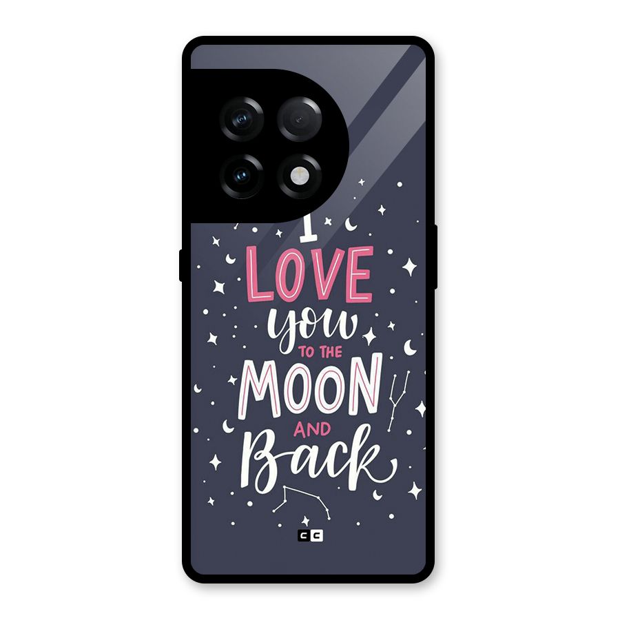 Love To The Moon Glass Back Case for OnePlus 11R