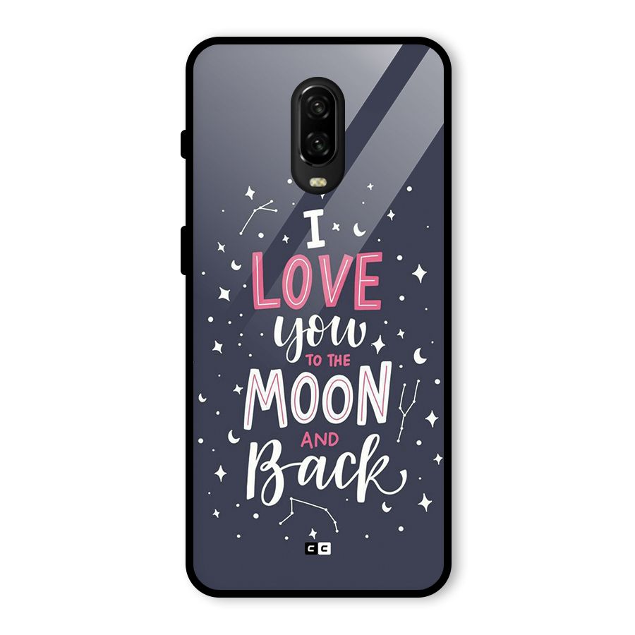 Love To The Moon Glass Back Case for OnePlus 6T