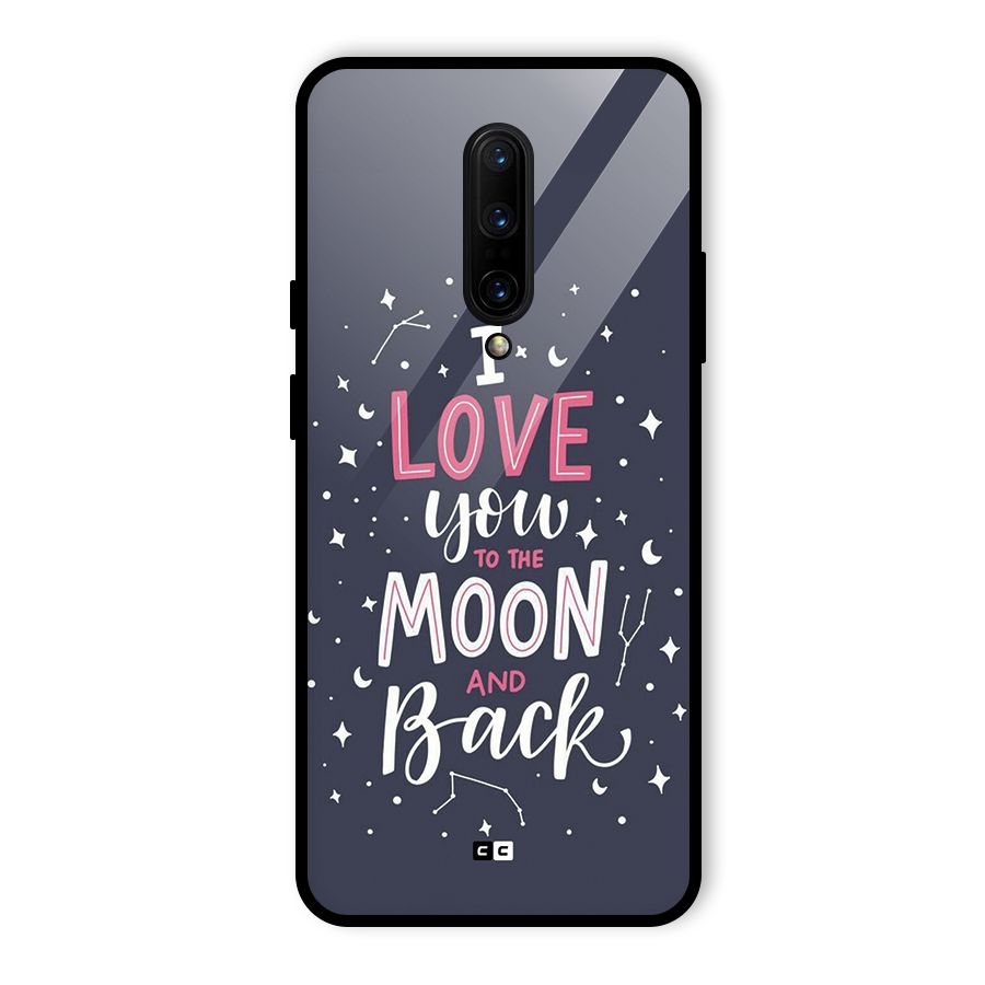 Love To The Moon Glass Back Case for OnePlus 7 Pro