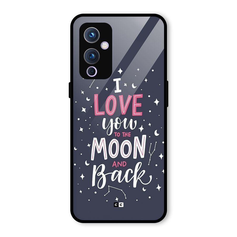 Love To The Moon Glass Back Case for OnePlus 9