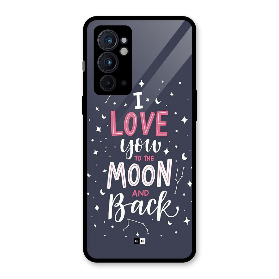 Love To The Moon Glass Back Case for OnePlus 9RT 5G