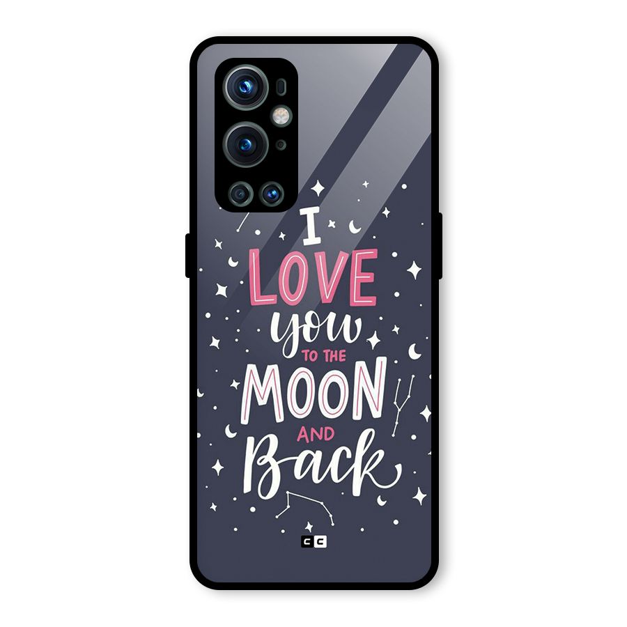 Love To The Moon Glass Back Case for OnePlus 9 Pro