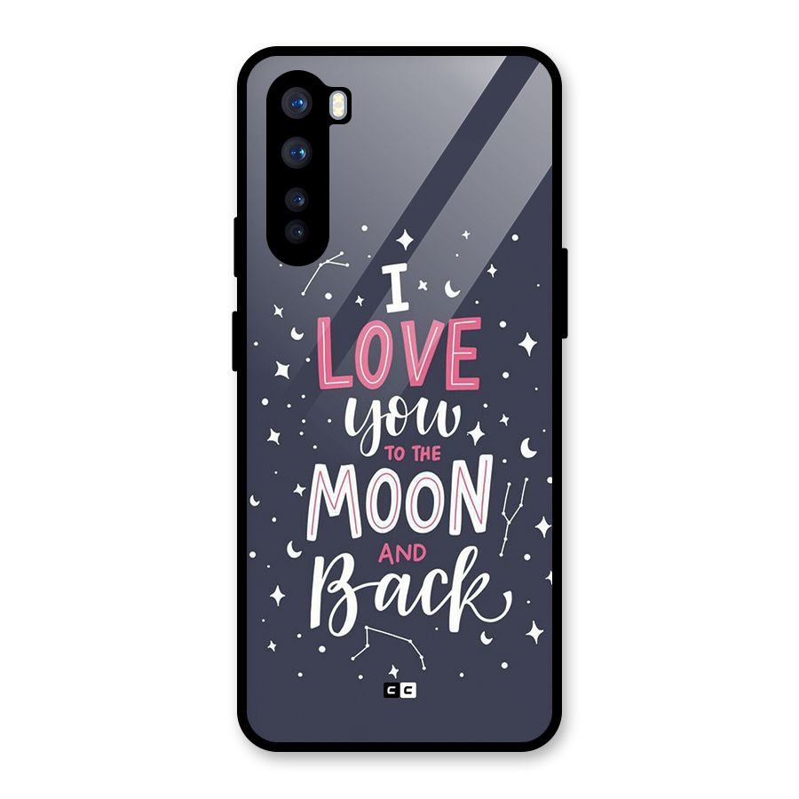 Love To The Moon Glass Back Case for OnePlus Nord