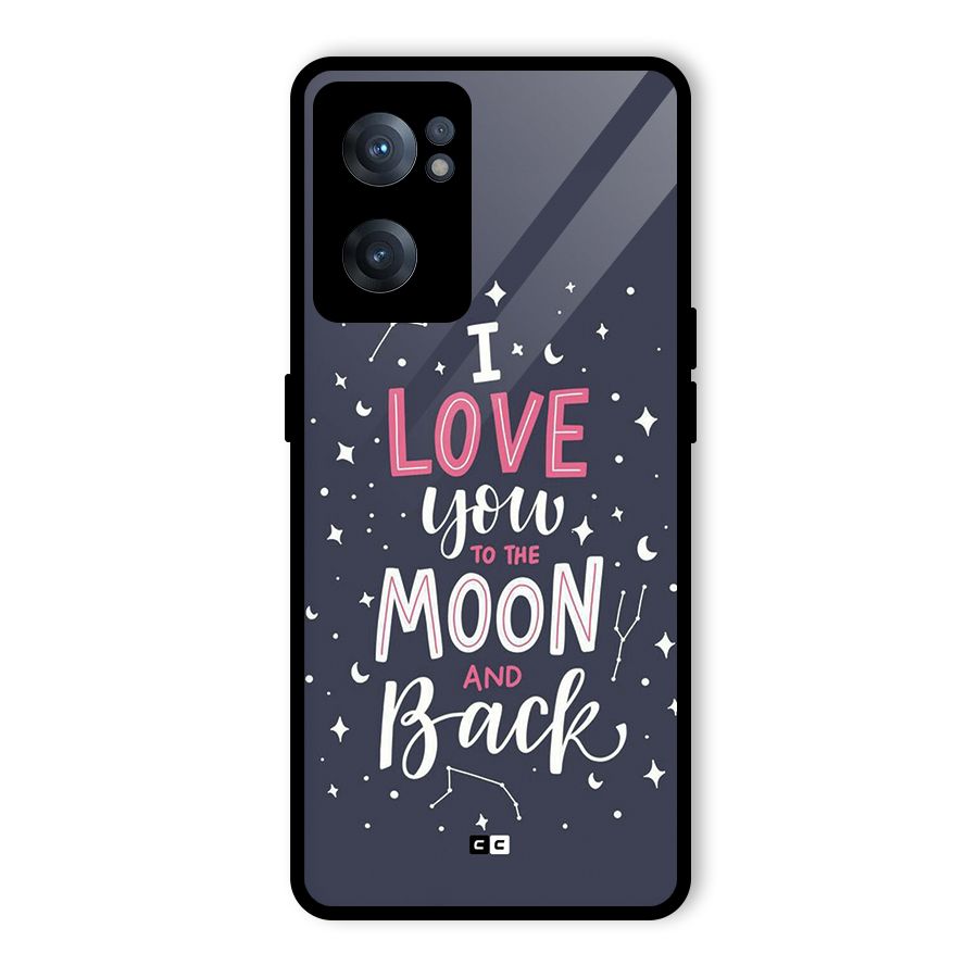 Love To The Moon Glass Back Case for OnePlus Nord CE 2 5G