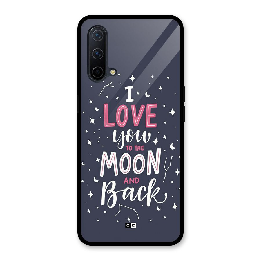 Love To The Moon Glass Back Case for OnePlus Nord CE 5G