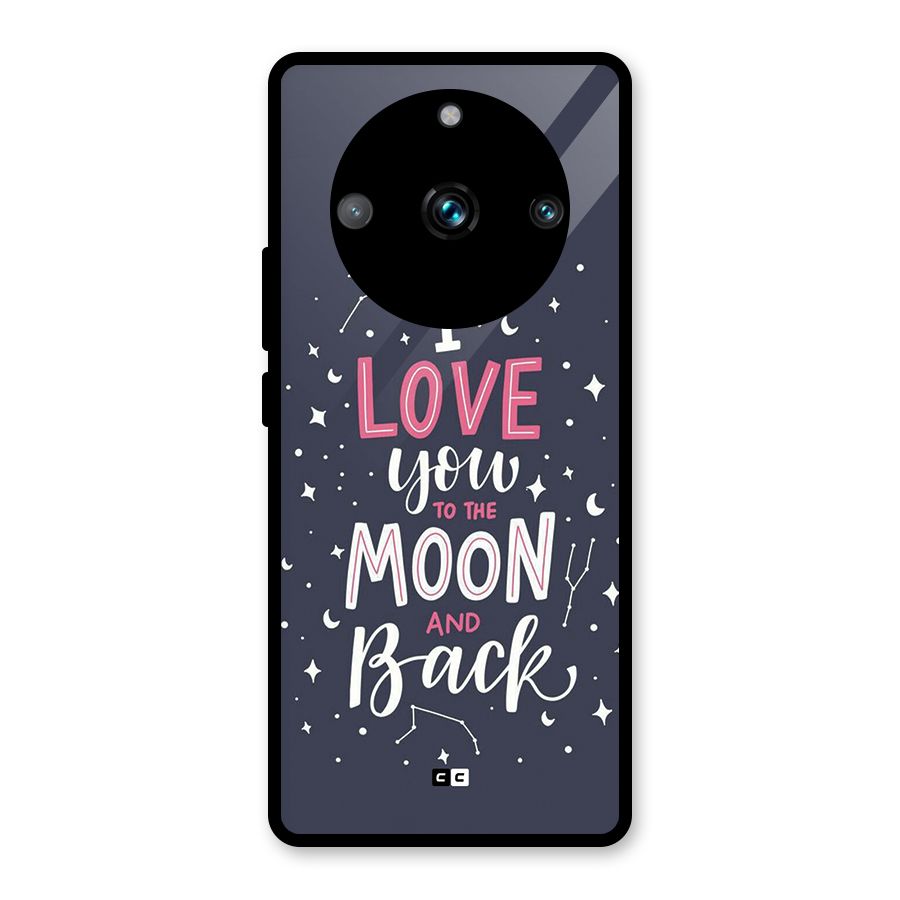 Love To The Moon Glass Back Case for Realme 11 Pro