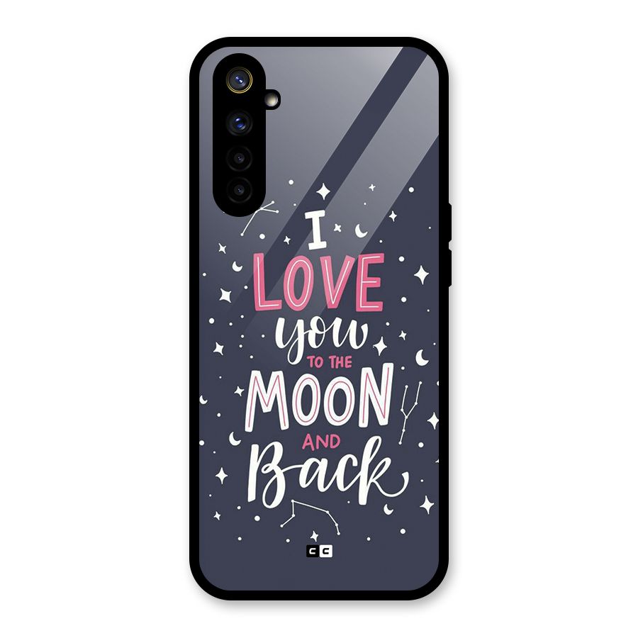 Love To The Moon Glass Back Case for Realme 6