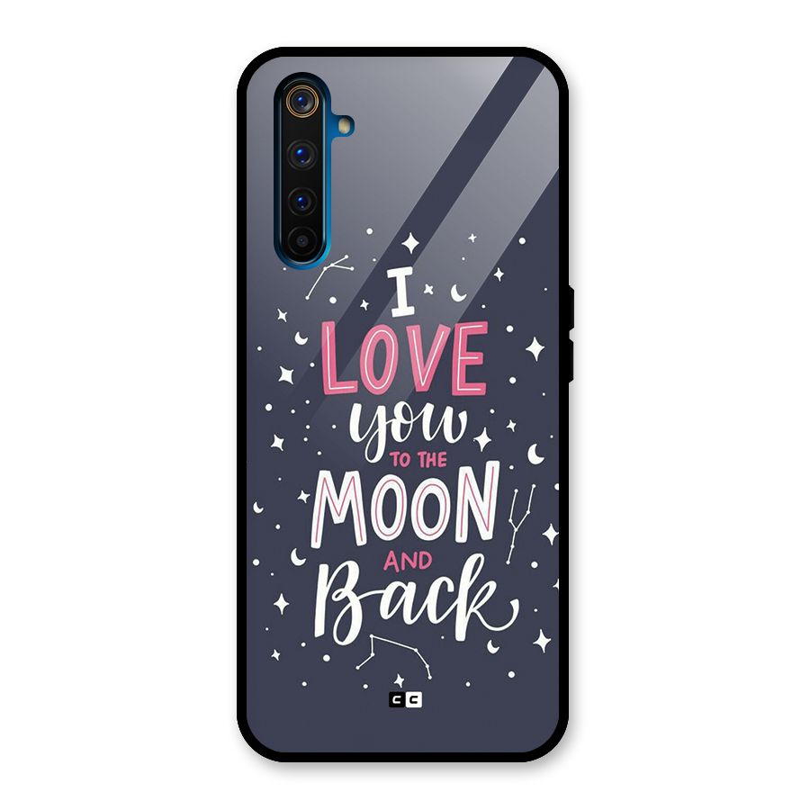Love To The Moon Glass Back Case for Realme 6 Pro