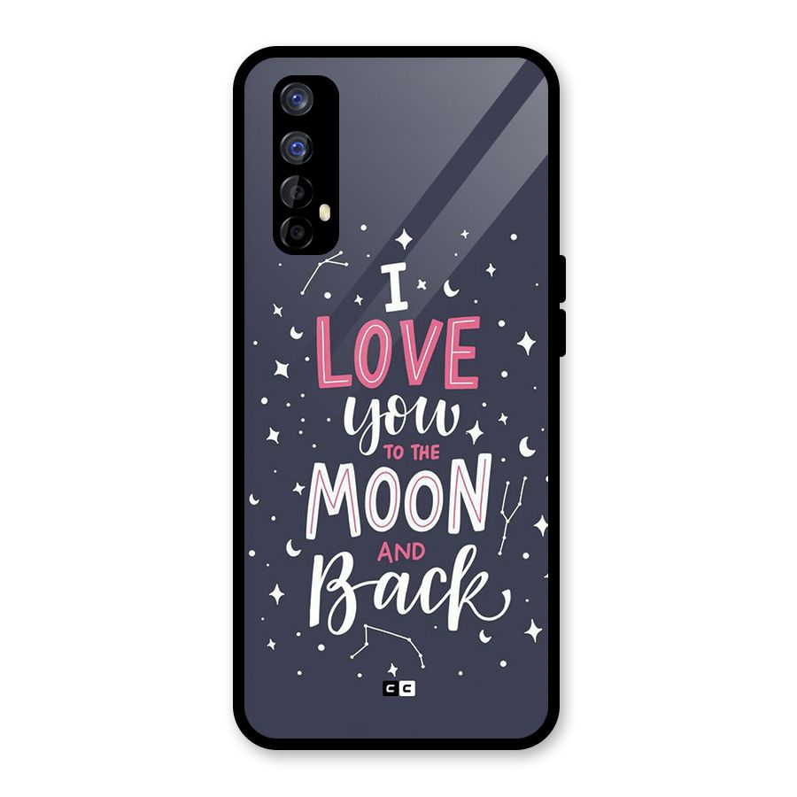 Love To The Moon Glass Back Case for Realme 7
