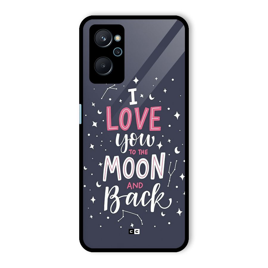 Love To The Moon Glass Back Case for Realme 9i