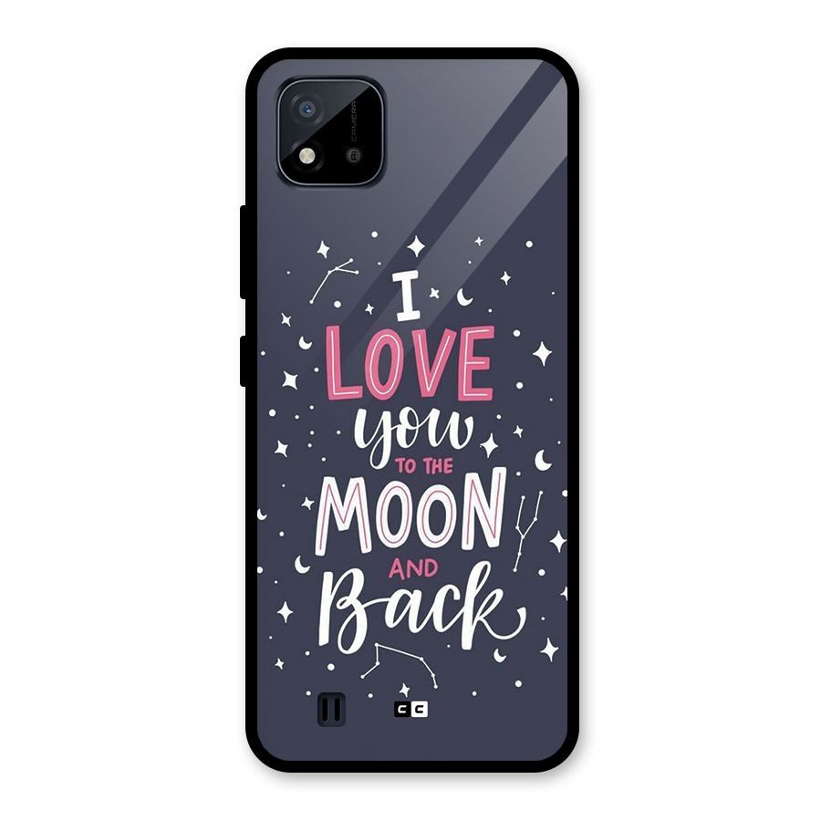 Love To The Moon Glass Back Case for Realme C11 2021