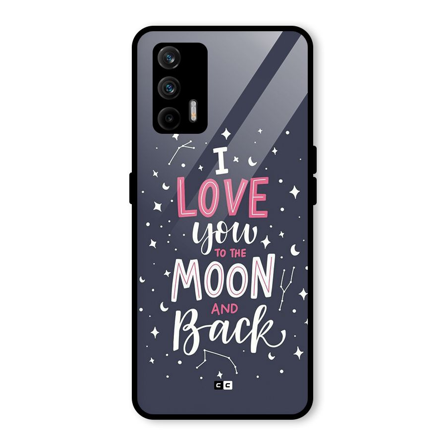 Love To The Moon Glass Back Case for Realme GT 5G