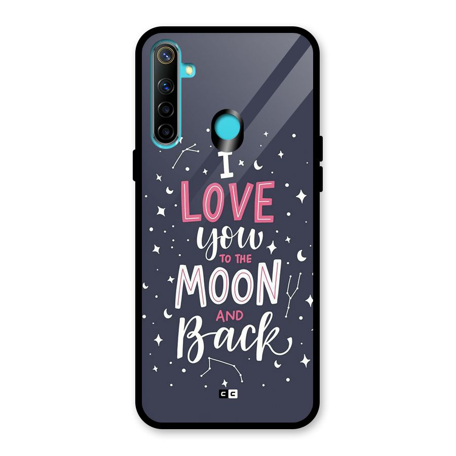 Love To The Moon Glass Back Case for Realme Narzo 10