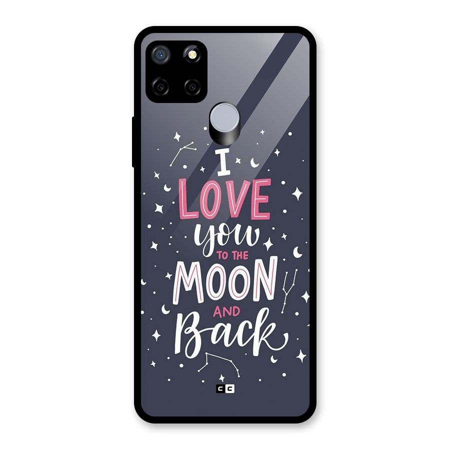 Love To The Moon Glass Back Case for Realme Narzo 20