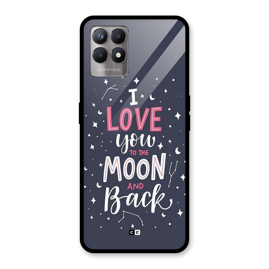 Love To The Moon Glass Back Case for Realme Narzo 50