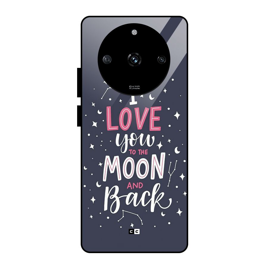 Love To The Moon Glass Back Case for Realme Narzo 60 5G