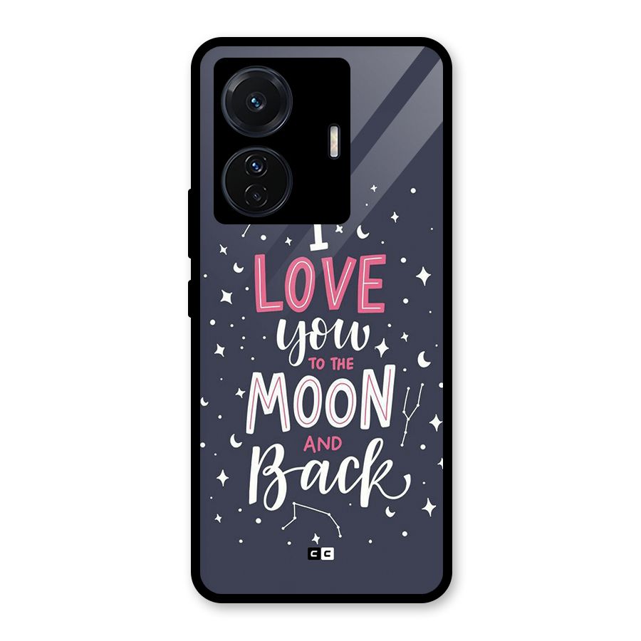 Love To The Moon Glass Back Case for Vivo T1 Pro