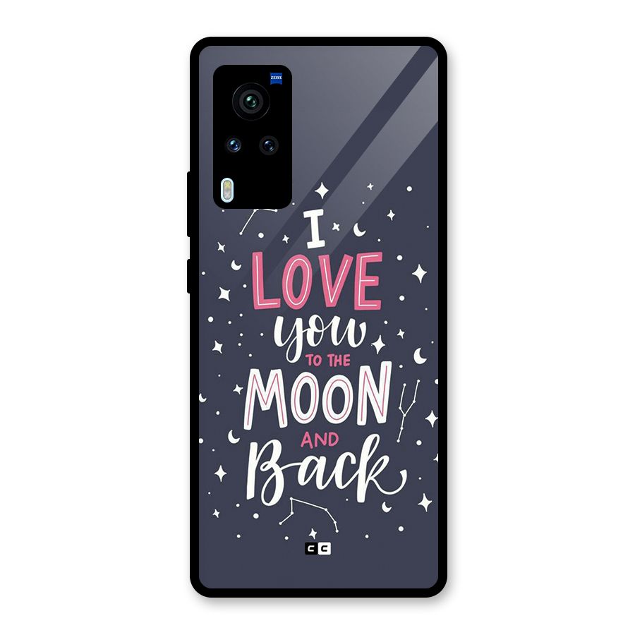 Love To The Moon Glass Back Case for Vivo X60 Pro