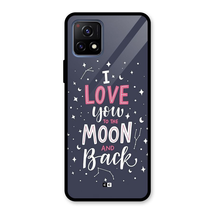 Love To The Moon Glass Back Case for Vivo Y72 5G