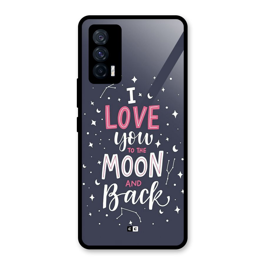 Love To The Moon Glass Back Case for Vivo iQOO 7 5G